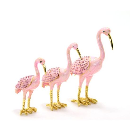Swarovski 3'lü Flamingo  resmi