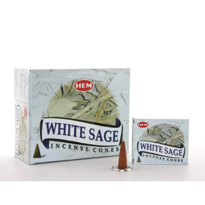 White Sage Aromalı Konik Tütsü resmi