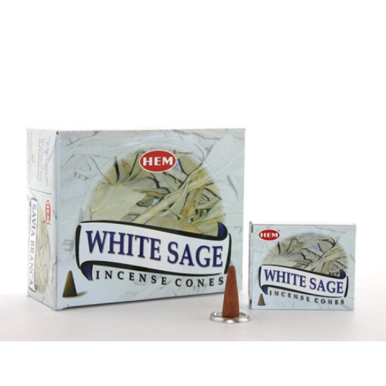 White Sage Aromalı Konik Tütsü resmi
