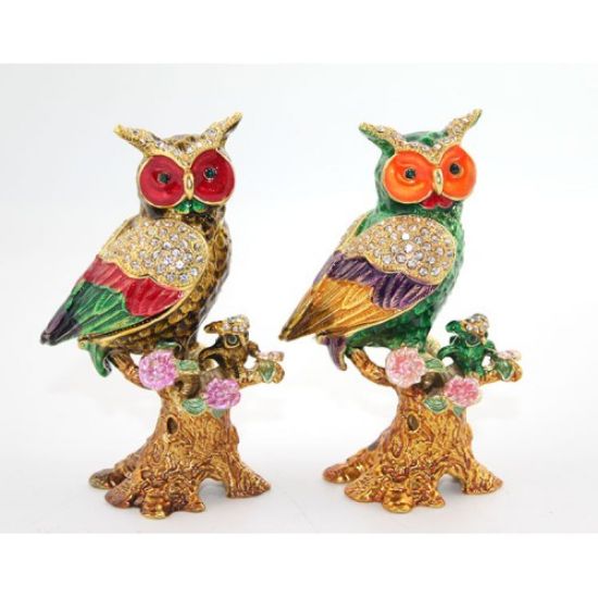 Swarovski Taşlı Tekli Baykuş  resmi