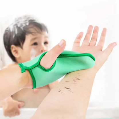 Yumuşak Banyo Duş Süngeri Eldiven resmi