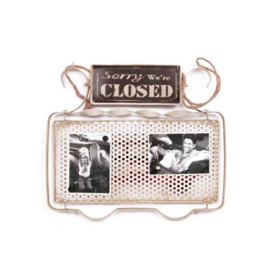Open Closed Kapı Yazısı Süsü resmi