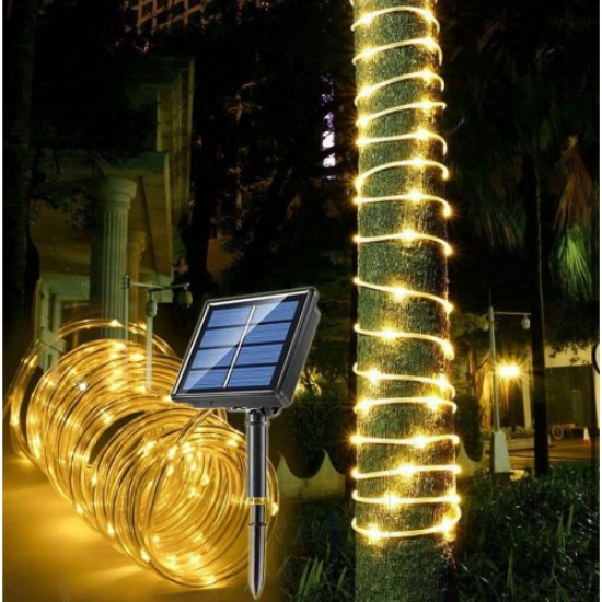 10 Metre Güneş Enerjili Hortum LED Işık resmi