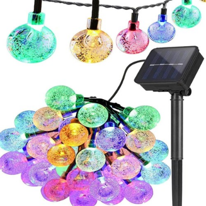 7m 50 Led RGB Solar resmi