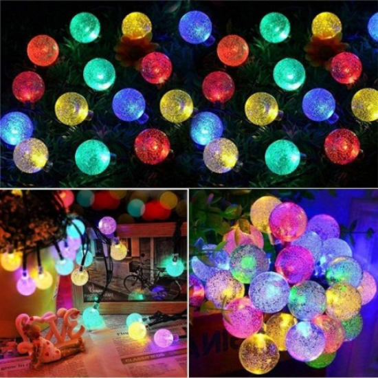7m 50 Led RGB Solar resmi