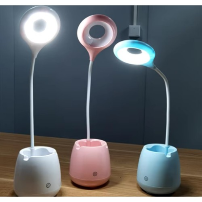 Halka LED USB Şarjlı Masa Lambası  resmi