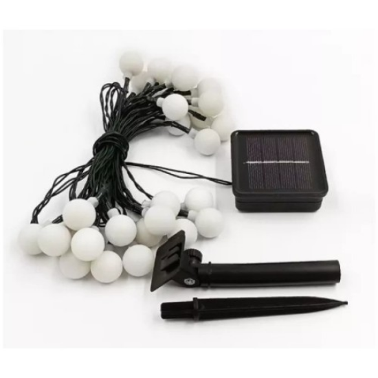 Solar 5m 28 Led Top RGB Siyah Kablolu resmi