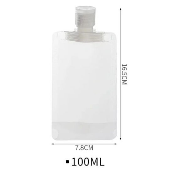 3 Adet 100ml Krem Şampuan Kabı Tekrar Kullanılabilir Set resmi