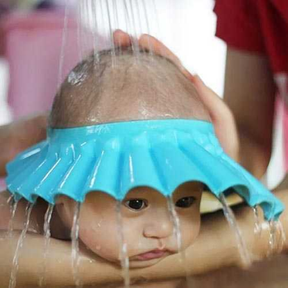 Bebek Banyo Şapkası Mavi resmi