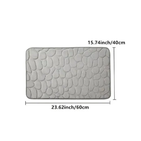 Memory Kaydırmaz Banyo Paspası Pembe resmi
