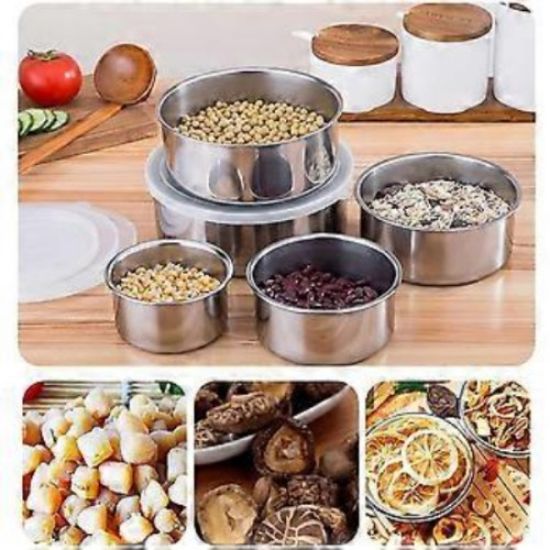 Paslanmaz Çelik Yemek Saklama Kabı Seti resmi