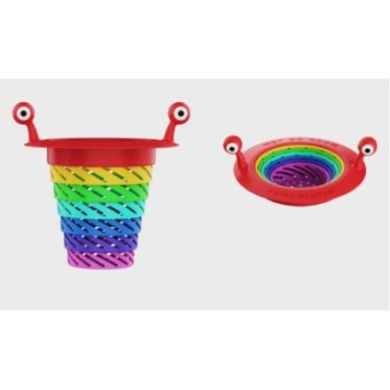 Renkli 6 Kademeli Lavabo Süzgeci resmi