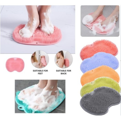 Vantuzlu Banyo Sırt Fırçası ve Masaj Matı resmi