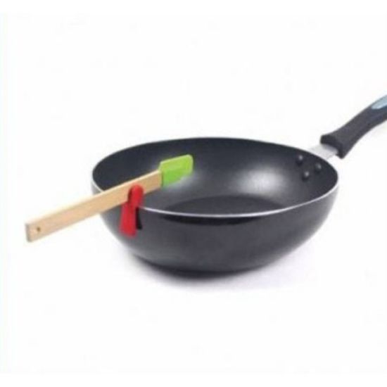 Silikon Tava Kaşık Tutacağı 3'lü Paket resmi