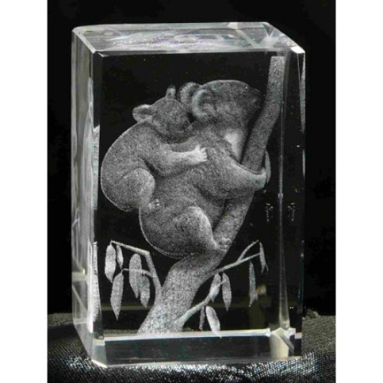 3D Kristal Koala Modeli  resmi