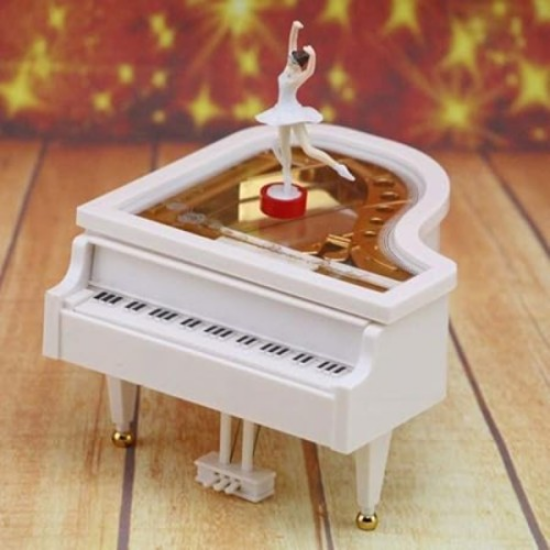 Balerin Figürlü Piyano Müzik Kutusu  resmi
