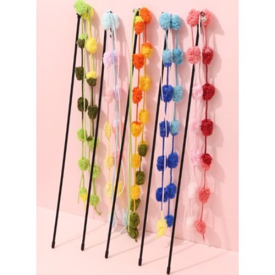 50 cm Çıngıraklı Kedi Oyun Oltası resmi