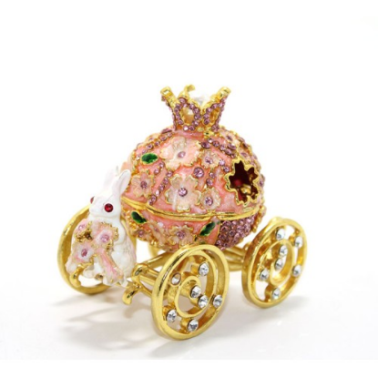 Swarovski Taşlı Tavşanlı Araba  resmi