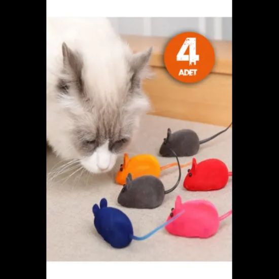 Kedi Eğitim Oyun Faresi 4 Adet resmi