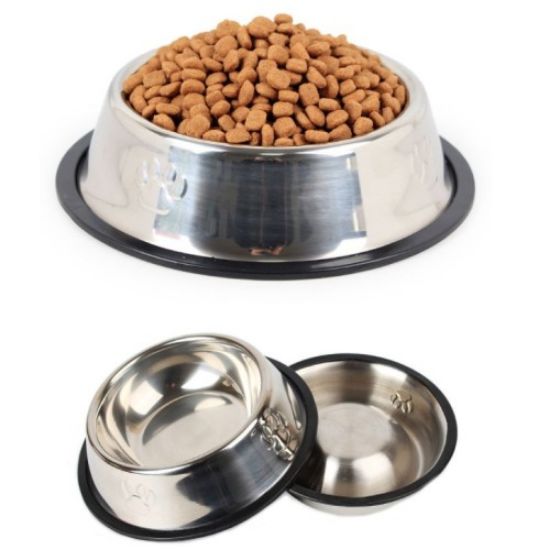 Paslanmaz Çelik Metal Mama Kabı 15 cm. resmi