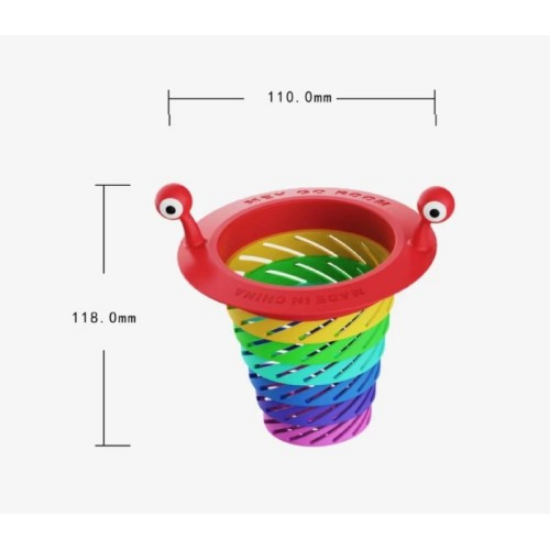 Renkli 6 Kademeli Lavabo Süzgeci resmi