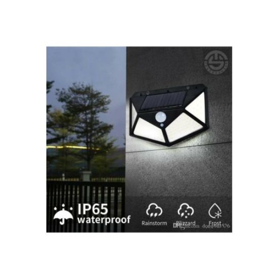 Solar Bahçe Aydınlatma Lambası 100 Led resmi