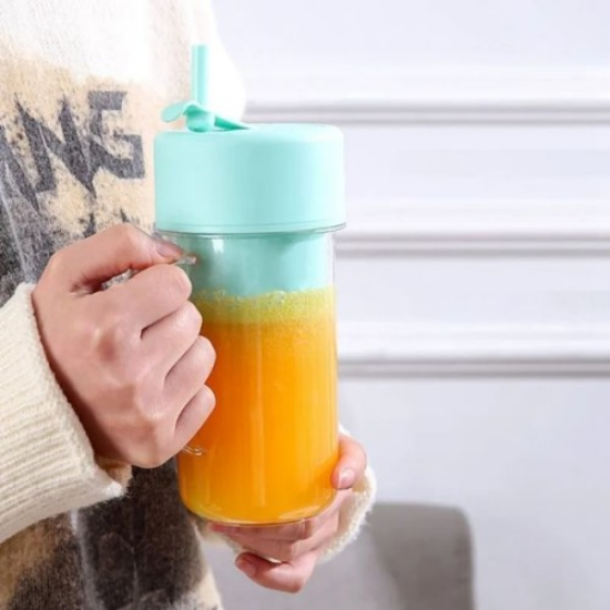 Taşınabilir Pipetli Bardak Blender  resmi