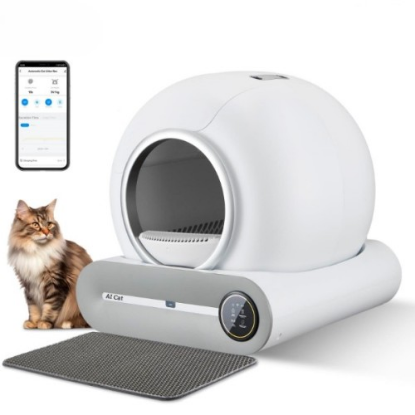 Akıllı Otomatik Kedi Tuvaleti resmi