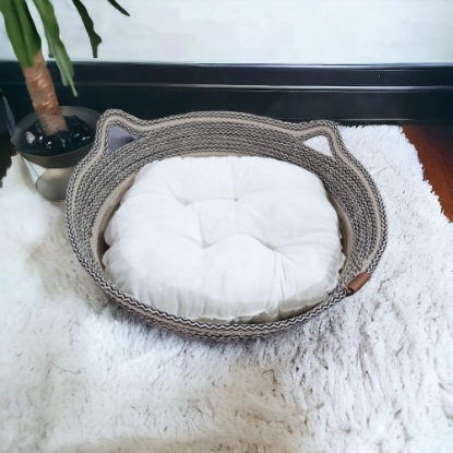 Decohandy 40 Cm Elyaflı Kedi Yatağı resmi