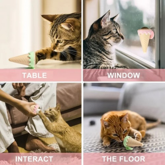 DONDURMA ŞEKLİNDE KEDİ NANESİ KEDİ OTU resmi