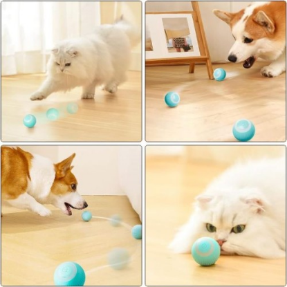 İnteraktif Kedi Köpek Şarjlı Oyun Topu resmi