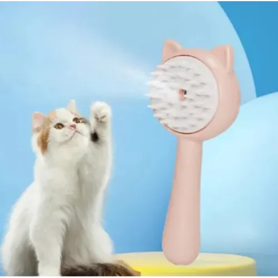 Kedi ve Köpekler İçin Buharlı Masaj Tarağı resmi