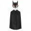 Batman Maskesi Catwoman ve Batman Pelerini Siyah Set resmi