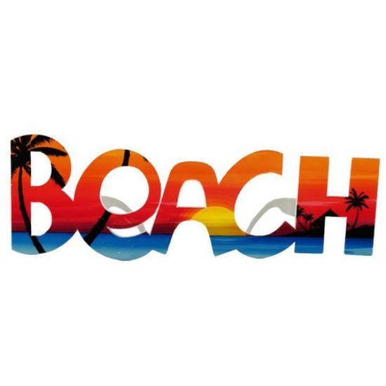 Beach Yazılı Parti Gözlüğü resmi