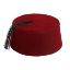 Bordo Renk Osmanlı Fesi 7 No 8-10 Yaş resmi
