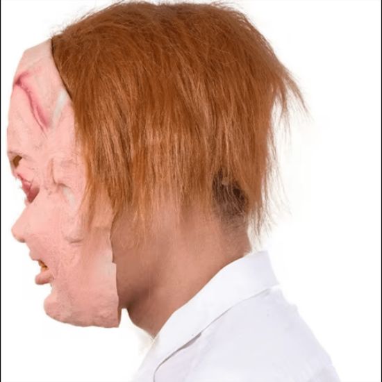 Chucky Saçlı Lateks Maske resmi