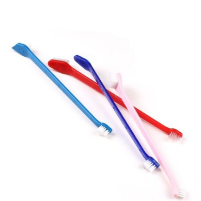 Plastik Köpek Diş Fırçası 4 Adet resmi