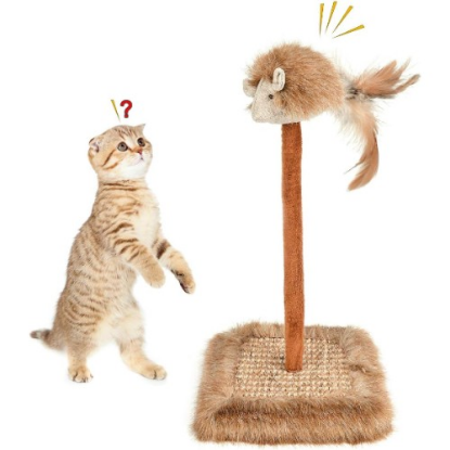 Sesli Oyuncaklı Kedi Tırmalama Tahtası  resmi