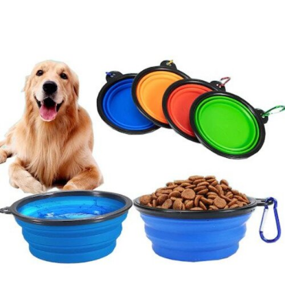 Katlanabilir Kedi Köpek Mama-Su Kabı resmi