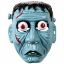 Frankenstein Temalı Sallanan Oynar Gözlü Maske resmi