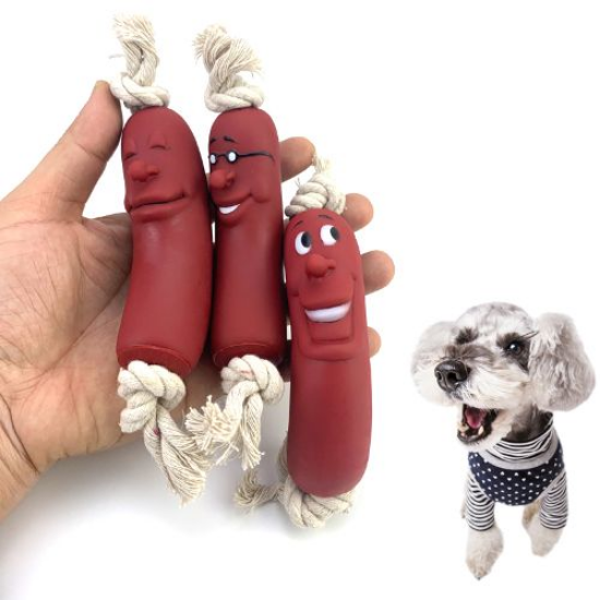 Köpekler İçin Oyuncak Sosis resmi