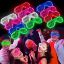 Glow Işıklı Panjur Parti Gözlüğü 12 Adet resmi