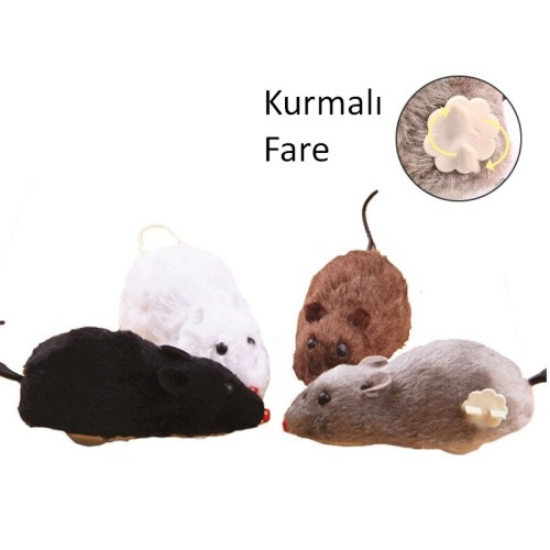 Kurmalı Fare Kedi Eğitim Oyuncağı resmi