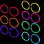 Glow Stick Yuvarlak Parti Gözlüğü 6 Adet resmi