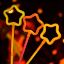 Glow Yıldız Asa 6 Renk 6 Adet resmi