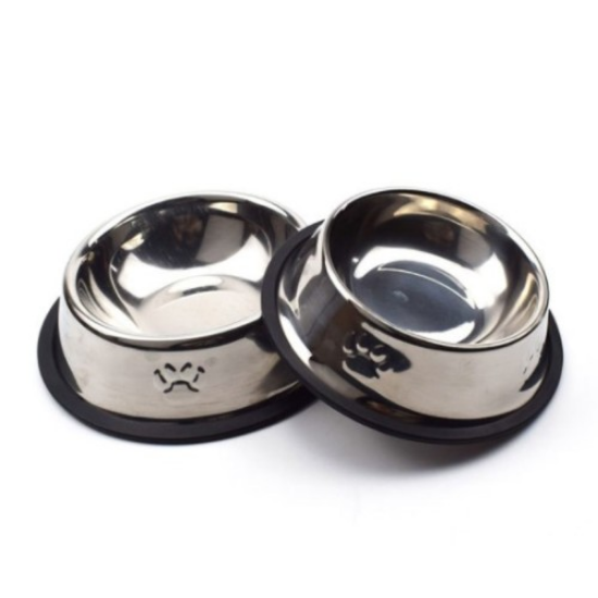 Paslanmaz Çelik Metal Mama Kabı 18 cm. resmi