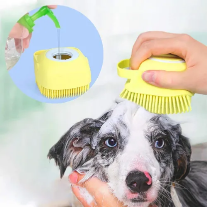 Şampuan Hazneli Kedi Köpek Yıkama Kesesi resmi
