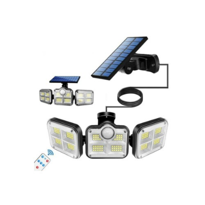 Uzaktan Kumandalı 122 Led Sensörlü Bahçe Lambası resmi