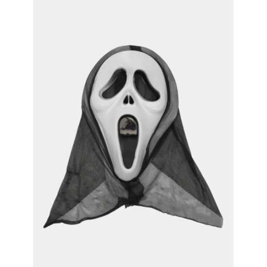 Kapşonlu Çığlık Maskesi Scream Maskesi 33x21 cm resmi