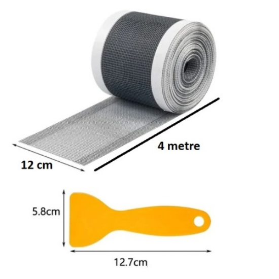 Gider Süzgeci ve Sineklik Tamir Kiti 12 cm * 4 metre resmi